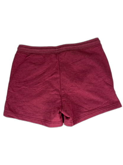 Eddie Bauer Women's Red Camp Fleece Drawstring Waist Shorts - M image 2