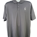 Under Armour Men's Gray Loose Heatgear Performance Short Sleeve Polo Shirt - XL