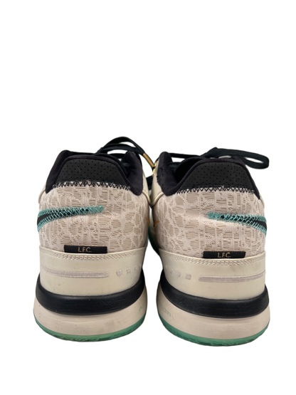 Nike LeBron Men's White/Teal Blue NXXR Gen AMPD Lace Up Sneakers - 11.5 image 4