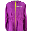 Fila Women's Purple/Green Zip Up Long Sleeve Athletic Windbreaker Jacket - M