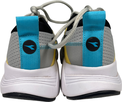 Diadora Women’s Gray/Blue Blushield Lace Up Athletic Sneakers - 8.5 image 4