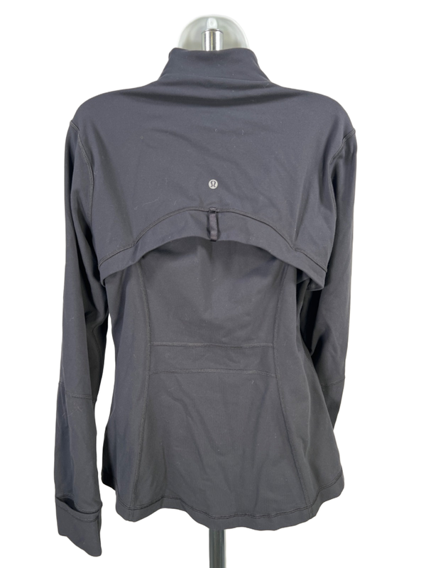 Lululemon Women's Gray Deep Coal Define Vented Zip Up Long Sleeve Jacket - 12 image 2