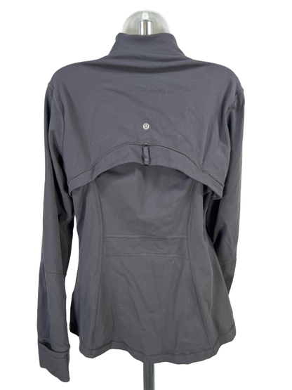 Lululemon Women's Gray Deep Coal Define Vented Zip Up Long Sleeve Jacket - 12 image 2