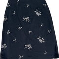 Ann Taylor Women’s Black Floral Straight Skirt - 2 Petite