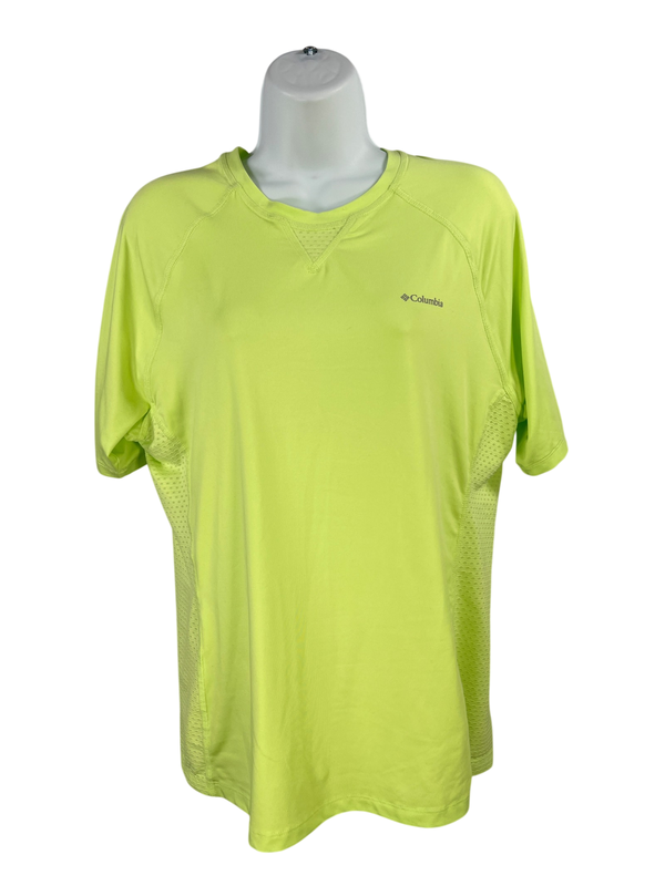 Columbia Women's Green Short Sleeve Athletic T-Shirt - L