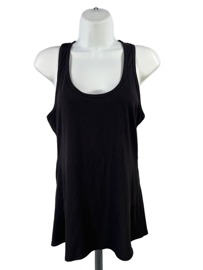 Athleta Women's Black Racer Back Sleeveless Athletic Tank Top - M