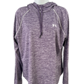 Under Armour Women's Purple Heather Tech Twist Pullover Hoodie Sweatshirt - L