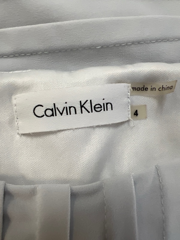 Calvin Klein Women's Gray Sleeveless Sheath Dress - 4 image 3