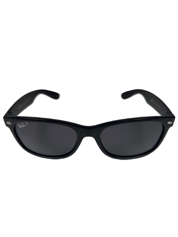 Ray-Ban Unisex Black Polarized Wayfarer Sunglasses W/ Hard Case image 6