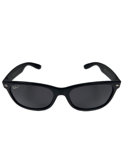 Ray-Ban Unisex Black Polarized Wayfarer Sunglasses W/ Hard Case image 6