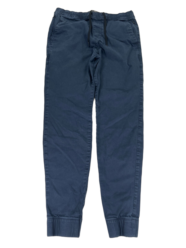 Hollister Men's Navy Blue Advanced Stretch Tapered Jogger Pants - M Tall