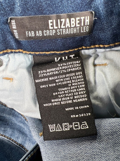 Kut from the Kloth Women's Medium Wash Elizabeth Straight Crop Jeans - 4 image 4