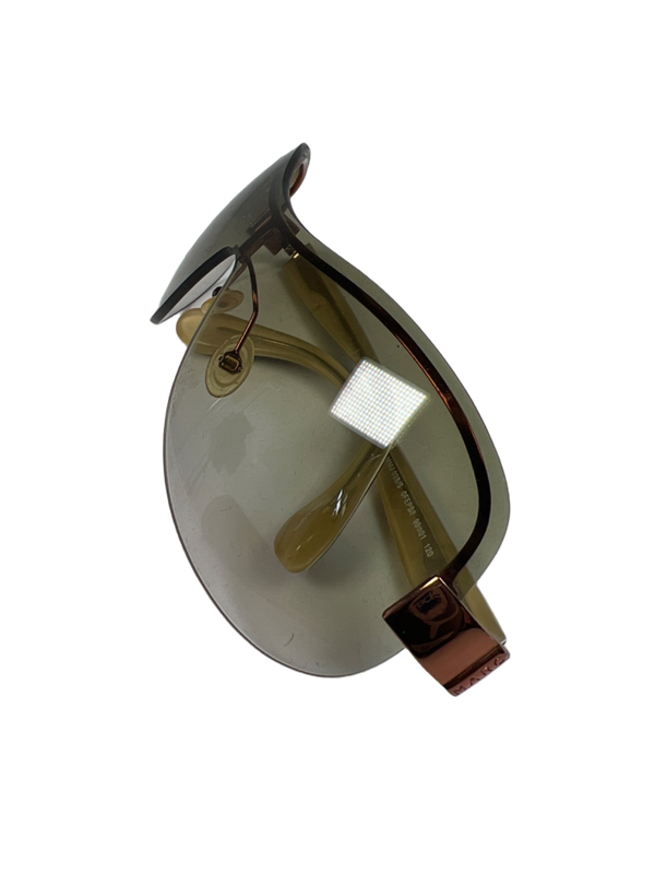 Marc by Marc Jacob Women's Brown Shield Aviator Sunglasses W/ Case image 3