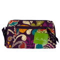 Vera Bradley Women's Purple Plum Crazy Zip Around Wallet
