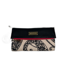 Spartina 449 Black/Beige Daufuskie Island Multi-Pocket Wristlet Clutch