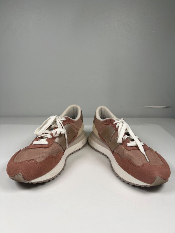 New Balance Women's Pink Copper 237 Lace Up Sneakers - 9.5 image 6