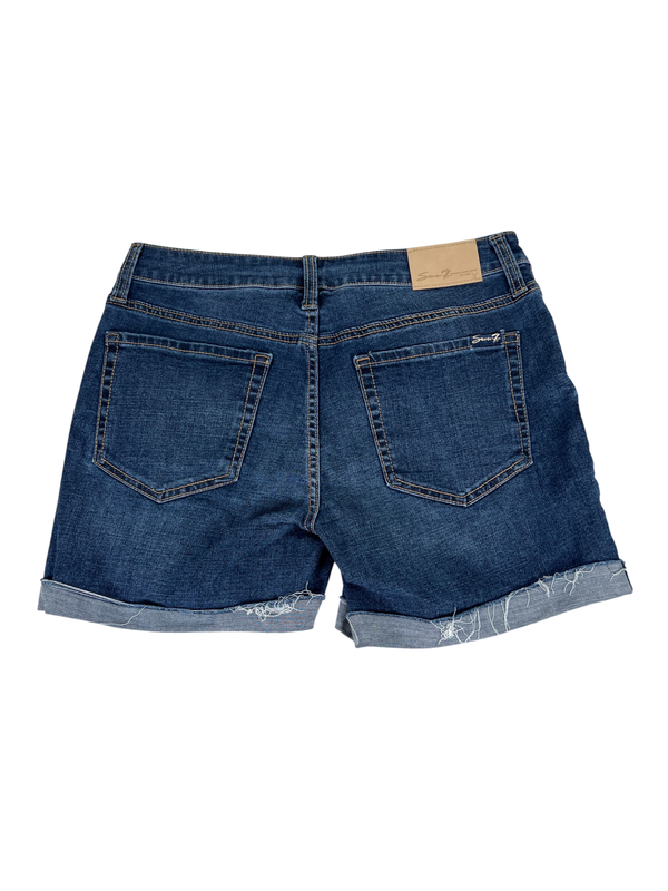 Seven 7 Women's Medium Wash Weekend Denim Jean Shorts - 6 image 2
