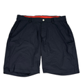 Redvanly Men's Black Stretch Waist Performance Golf Shorts - L