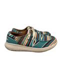 Ariat Women's Blue/Brown Striped Hilo Serape Print Slip On Shoes - 10