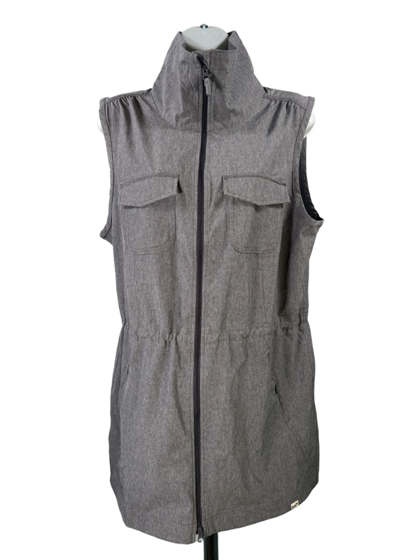 Duluth Trading Women's Gray Sol Survivor Sun Protection Tunic Vest - M