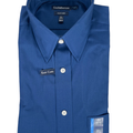 Croft & Barrow Men's Blue Classic Easy Care Long Sleeve Button Up Shirt - 15.5