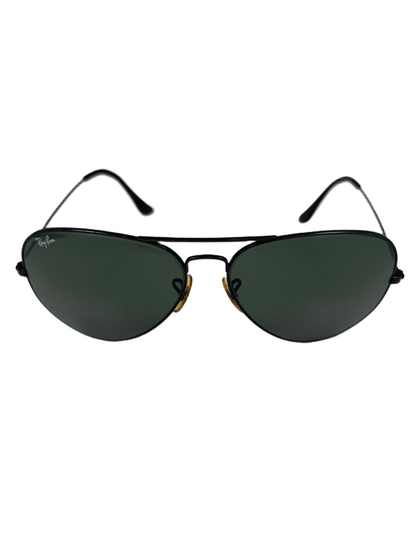 Ray-Ban Unisex Black Vintage Aviator L821 Sunglasses W/ Case image 5