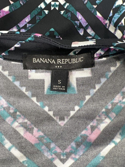 Banana Republic Women’s Black 3/4 Sleeve Short Shift Dress - S image 3