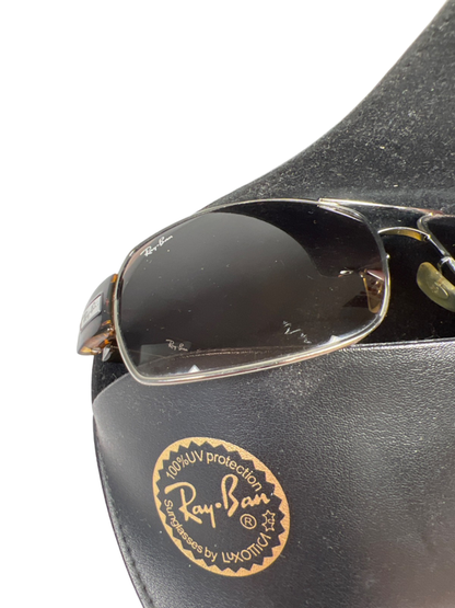 Ray-Ban Arista Gold Tone Large Metal 112/W3 Polarized Aviator Sunglasses W/ Case image 8