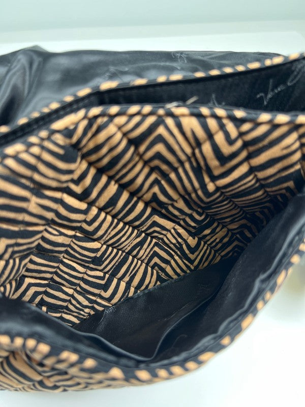 Vera Bradley Women's Brown/Black Zebra Print Crossbody Purse image 7
