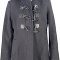 Michael Kors Women’s Black Wool Blend Full Zip Duffle Coat - 2