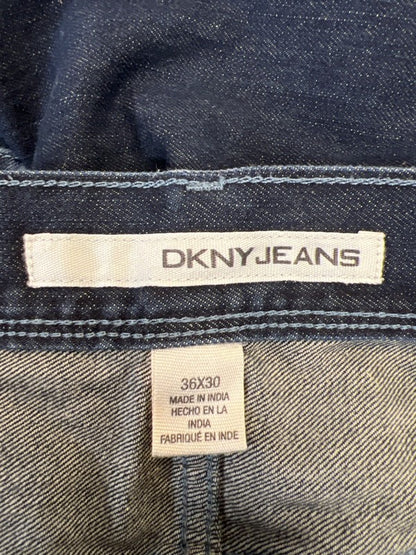 DKNY Jeans Men's Dark Wash Soho Relaxed Fit Denim Jeans - 36x30 image 3