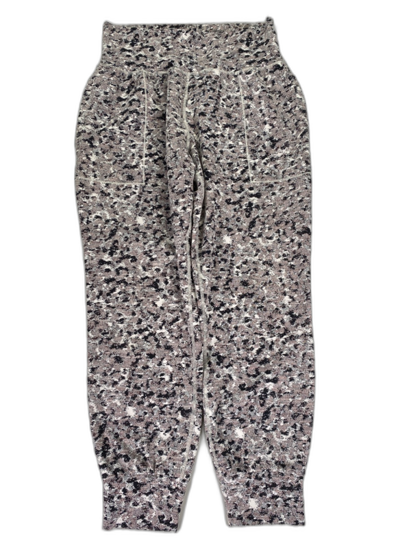 Athleta Women's Multicolor Chocolate Salutation Textured Pull On Joggers - M
