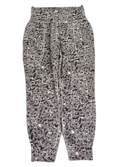 Athleta Women's Multicolor Chocolate Salutation Textured Pull On Joggers - M