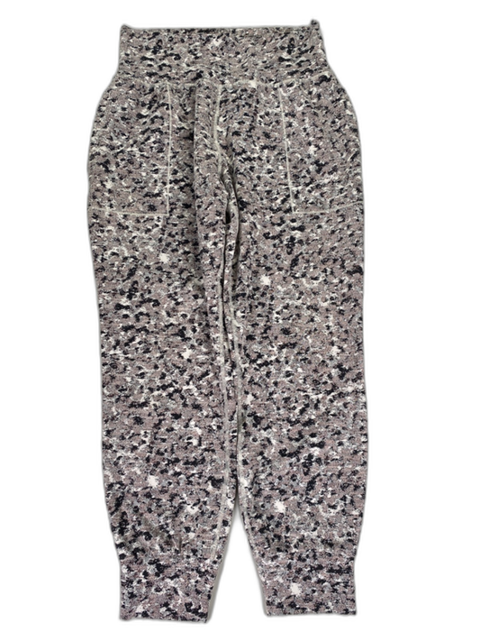 Athleta Women's Multicolor Chocolate Salutation Textured Pull On Joggers - M