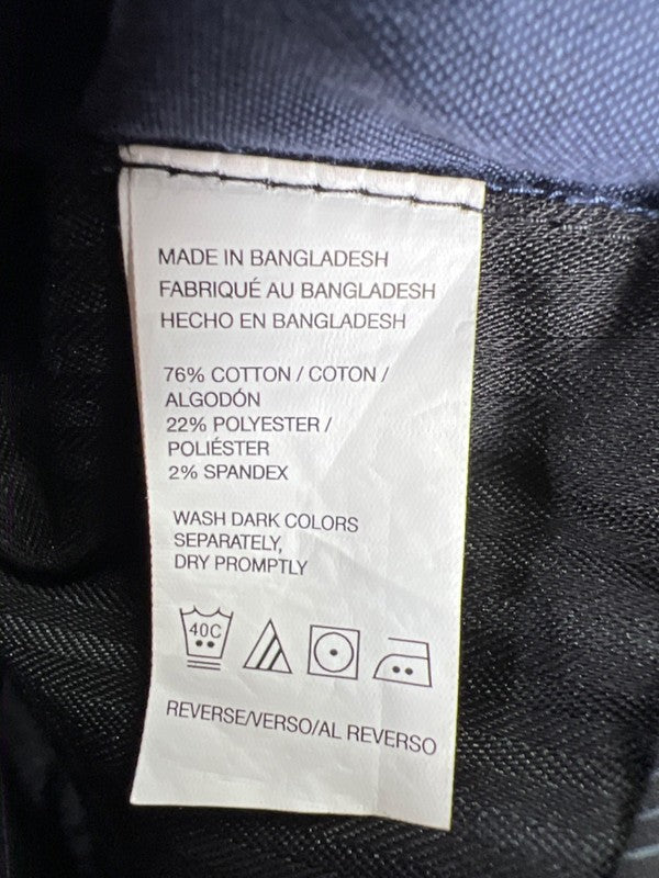 Van Heusen Men's Navy Blue Straight Fit Flex Chino Pants - 38x30 image 4