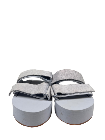 Vans Women's Blue Ultracush Cayucas Mega Platform Slide On Sandals - 9 image 2