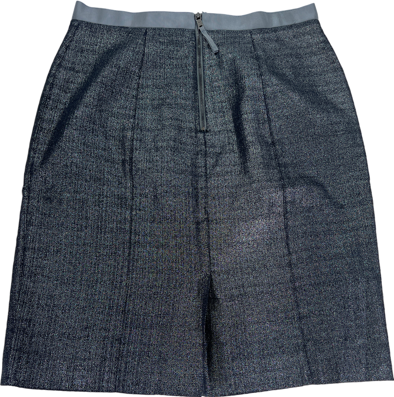LOFT Women’s Black Metallic Pencil Skirt - 2 image 2