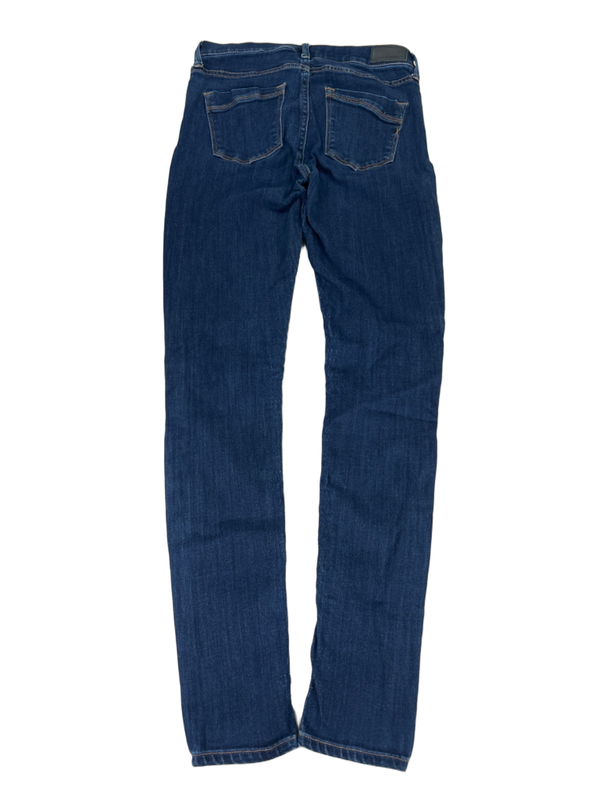 Express Women's Dark Wash Stretch Mid Rise Jegging Pants - 2 image 2