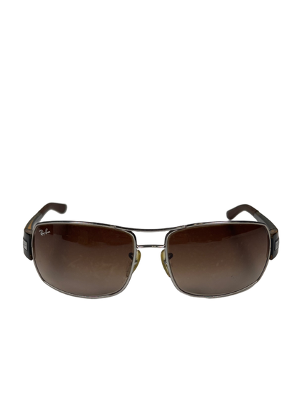 Ray-Ban Men's Brown Cateye 3426 Gunmetal Frame Sunglasses W/Case image 2