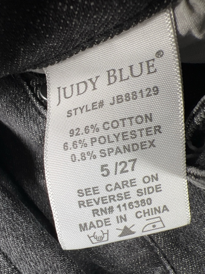 Judy Blue Women's Black Distressed Skinny Fit Jeans - 5/27 image 4