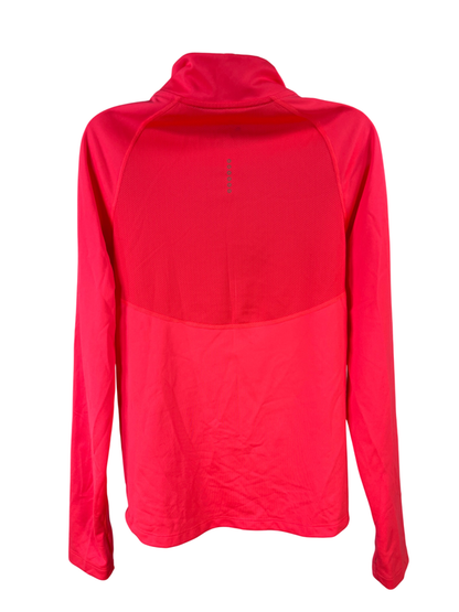 Nike Running Women's Bright Pink Tempo Running 1/2 Zip Athletic Shirt - S image 2