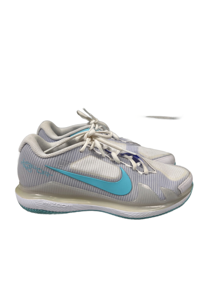 Nike Court Women's White/Blue Air Zoom Vapor Pro Tennis Sneakers - 8.5
