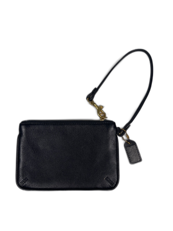 Coach Women's Black Leather Small Wristlet Wallet image 5