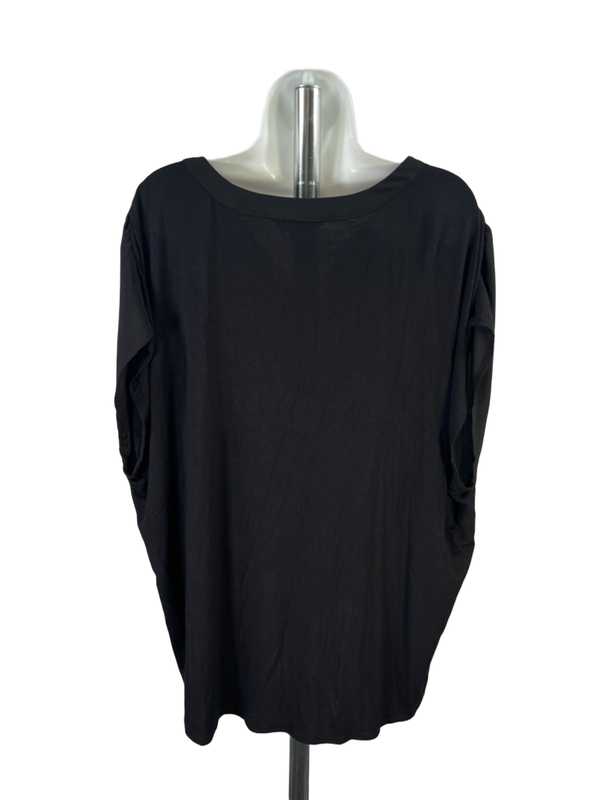 Banana Republic Women's Black V Neck Front Pleat Sleeveless Blouse - XXL image 2