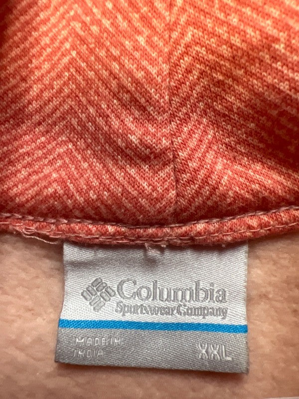 Columbia Women's Orange Long Sleeve Funnel Neck Pullover Sweatshirt - XXL image 3