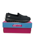 Skechers Women's Black Canvas Cadence Go Walk Slip On Shoes - 8.5