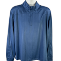 Vansport Men's Blue Long Sleeve 1/4 Zip Pullover Active Shirt - L