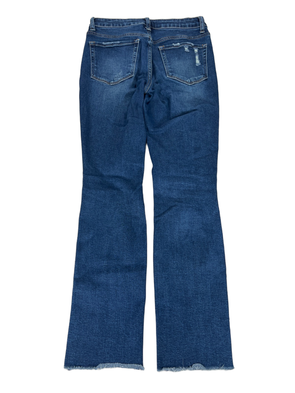 Vervet Women's Dark Wash Distressed Straight Denim Jeans - 26 image 2