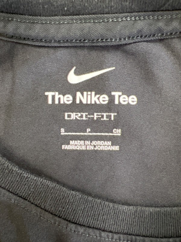 Nike Men's Gray Short Sleeve Dri-Fit Cotton T-Shirt - M image 3