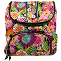 Vera Bradley Women's Pink Va Va Bloom Quilted Backpack